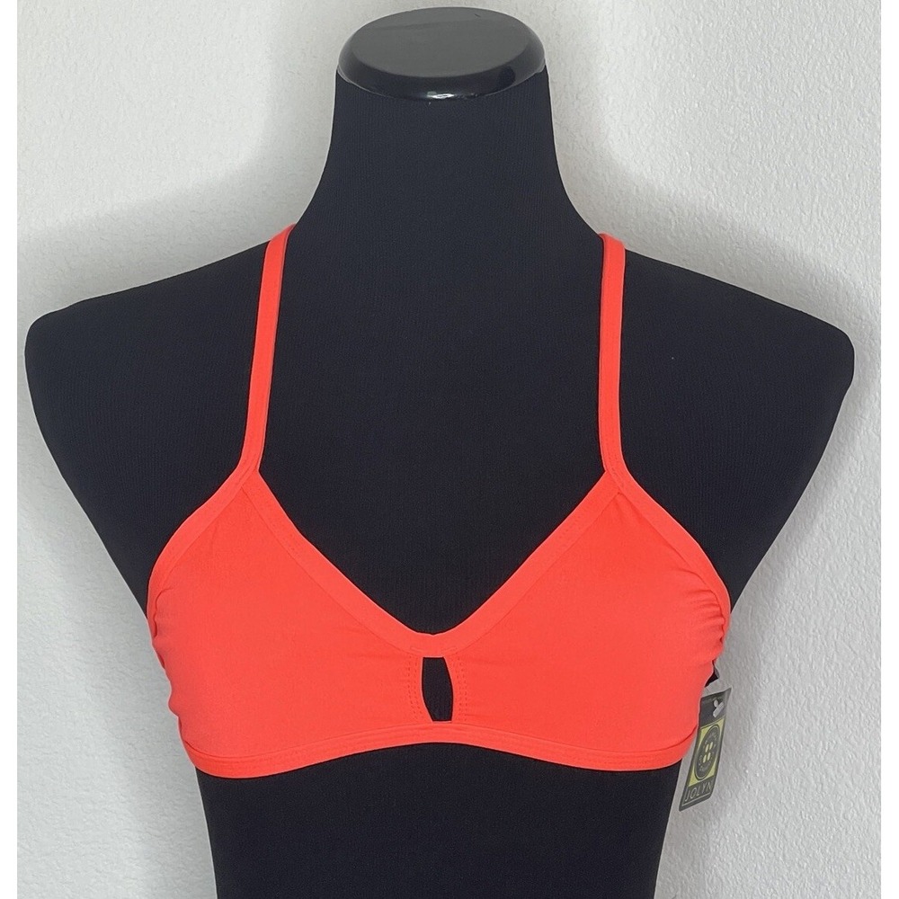 Jolyn Bikini Swim Top Vent Small Red (LAVA) New with‎ tags